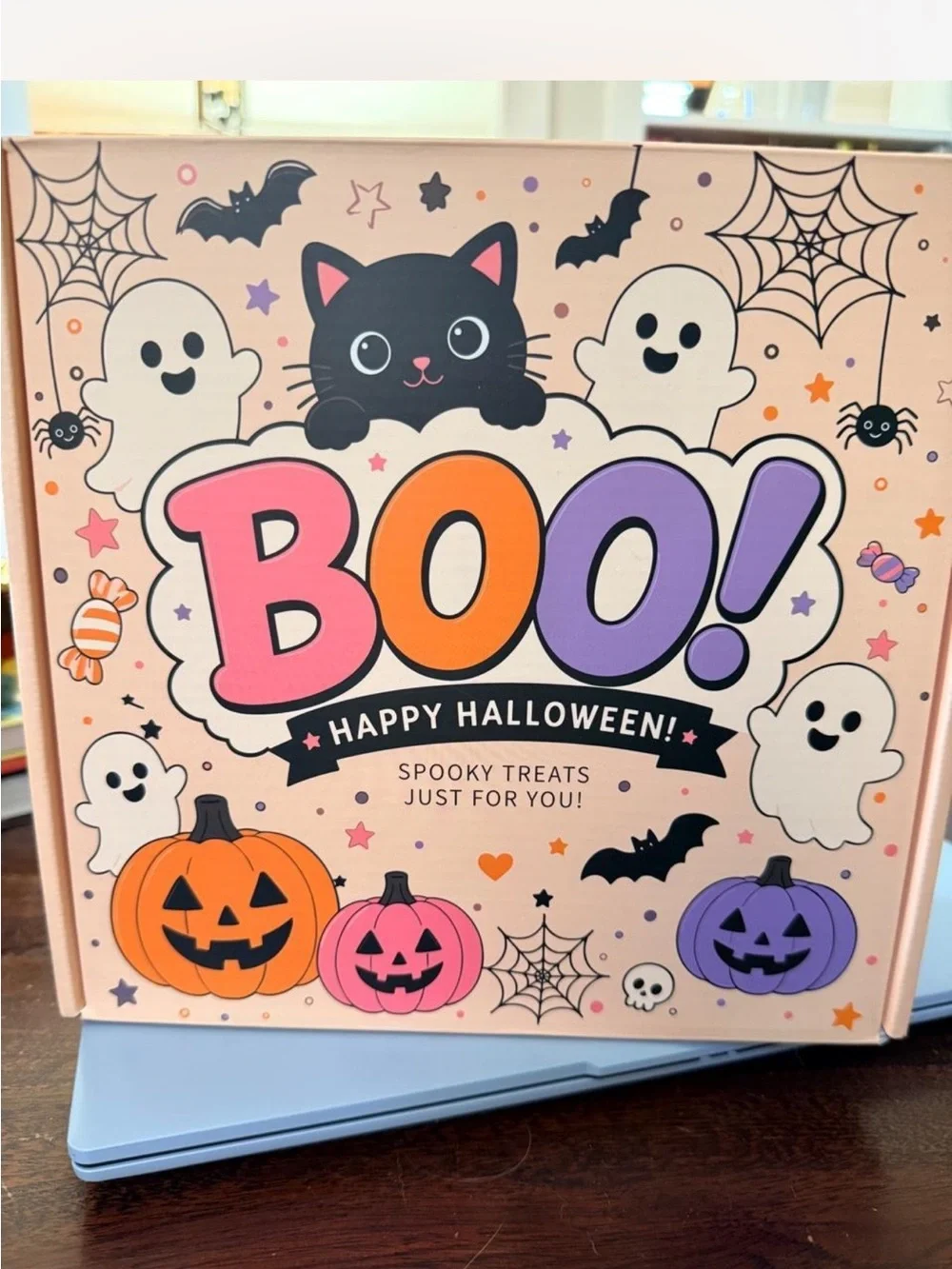 Halloween Gift Box - Cute Ghost & Pumpkin Party Set - spa goodies